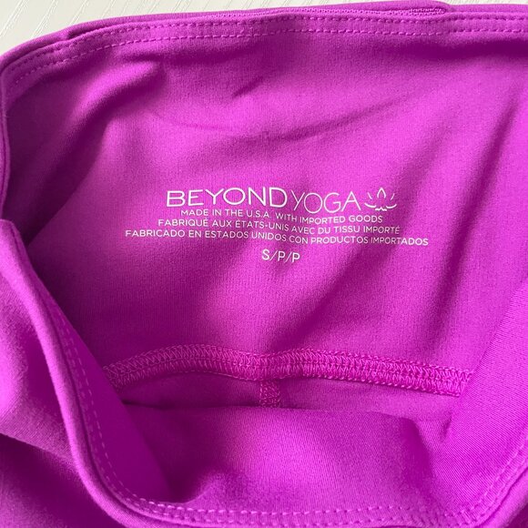 Beyond Yoga Womens Powerbeyond Legging Small Violet Berry Strive High Waist Midi - Picture 6 of 8
